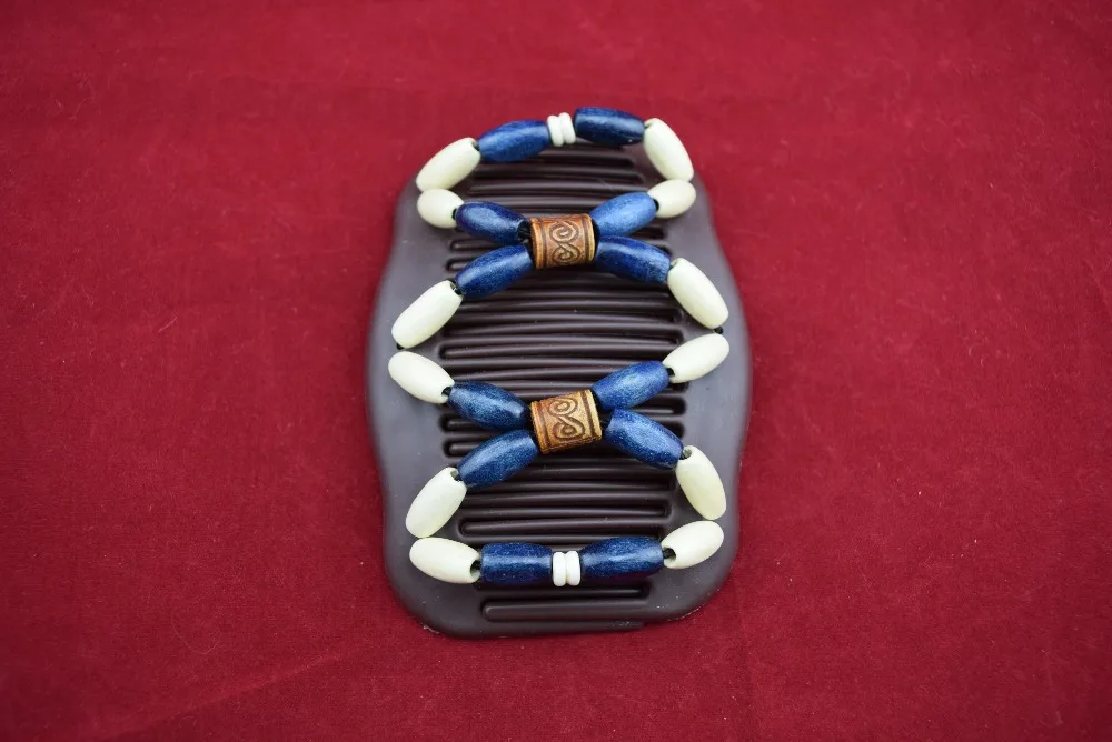 Blue classical beads comb 20 pcs/lot professional work lady hair accessory Easy to Use
Blue classical beads comb 20 pcs/lot professional work lady hair accessory Easy to Use