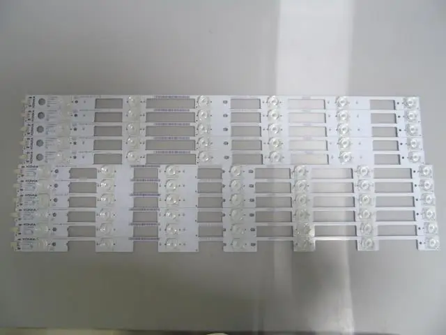 Новинка 22 шт. (12 * 7LED 570 мм + 10 * 6LED 590 мм) светодиодная подсветка для KONKA LED55M1600B 35019621 35019619
Новинка 22 шт. (12 * 7LED 570 мм + 10 * 6LED 590 мм) светодиодная подсветка для KONKA LED55M1600B 35019621 35019619