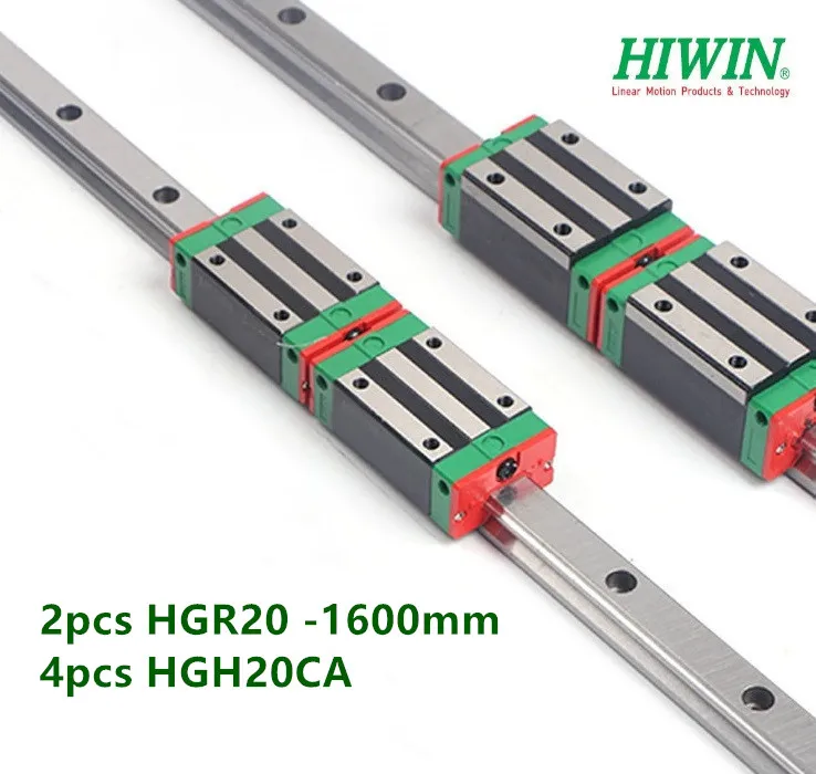 2pcs original HIWIN HGR20 - 1600mm linear guide rail +4pcs HGH20CA narrow block carriage bearings for CNC
2pcs original HIWIN HGR20 - 1600mm linear guide rail +4pcs HGH20CA narrow block carriage bearings for CNC