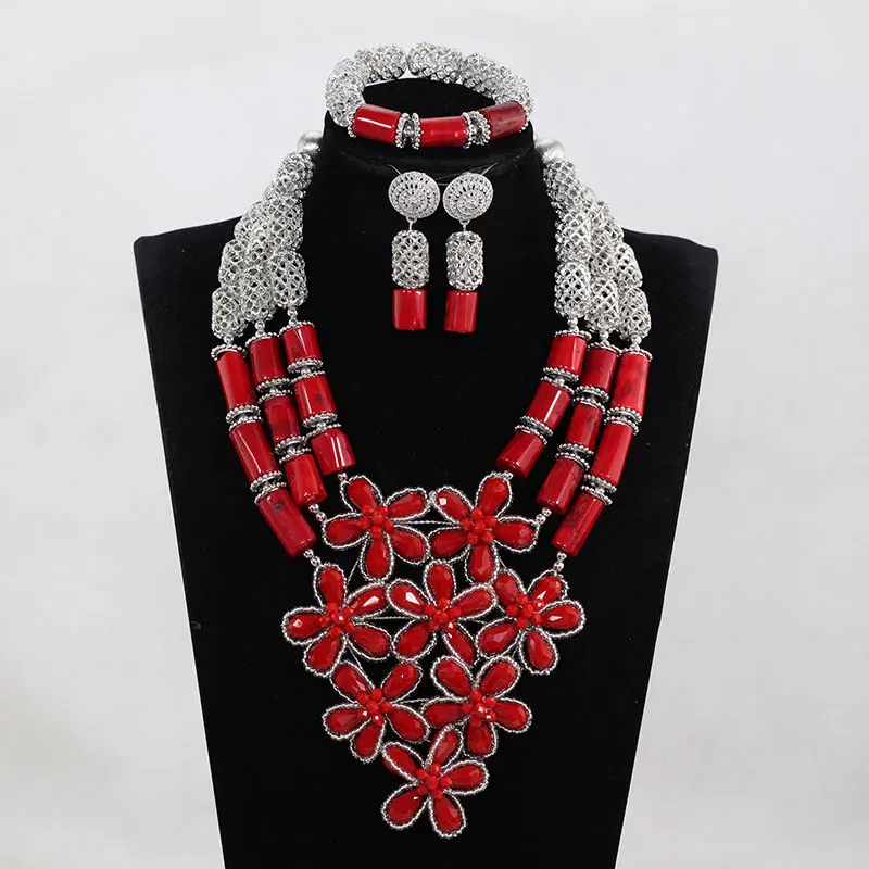 Handmade Flowers Real Coral Bead Women Natural Red Coral Bead Jewelry Set Bib Wedding Jewelry Set Silver Accessory JewelryABH784
Handmade Flowers Real Coral Bead Women Natural Red Coral Bead Jewelry Set Bib Wedding Jewelry Set Silver Accessory JewelryABH784