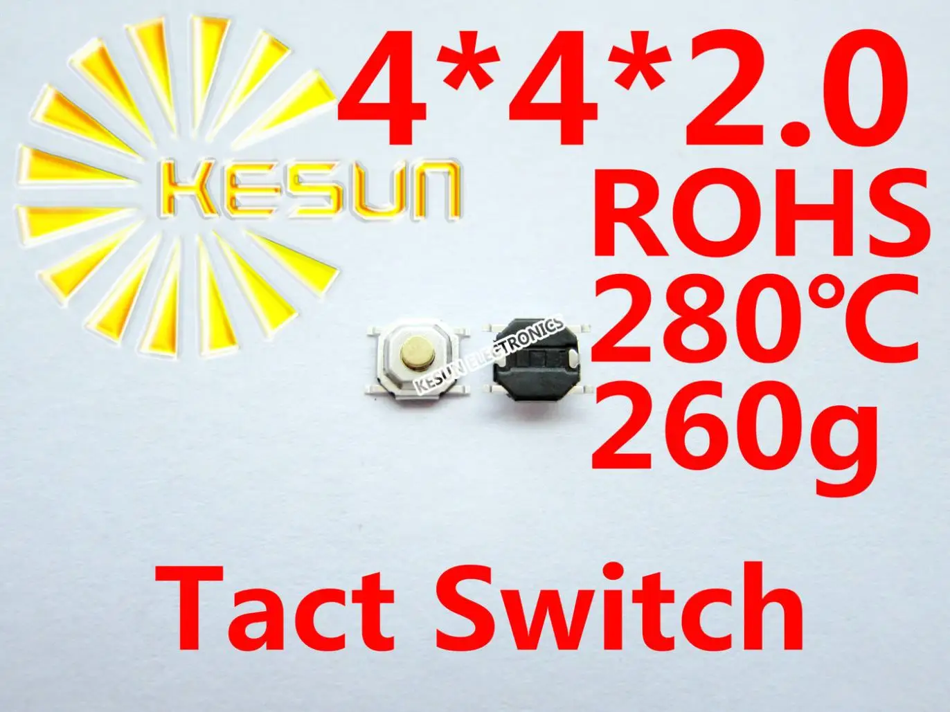 FREE SHIPPING 100PCS 4X4X2.0MM SMD Tactile Tact Push Button Micro Switch Momentary ROHS
FREE SHIPPING 100PCS 4X4X2.0MM SMD Tactile Tact Push Button Micro Switch Momentary ROHS
