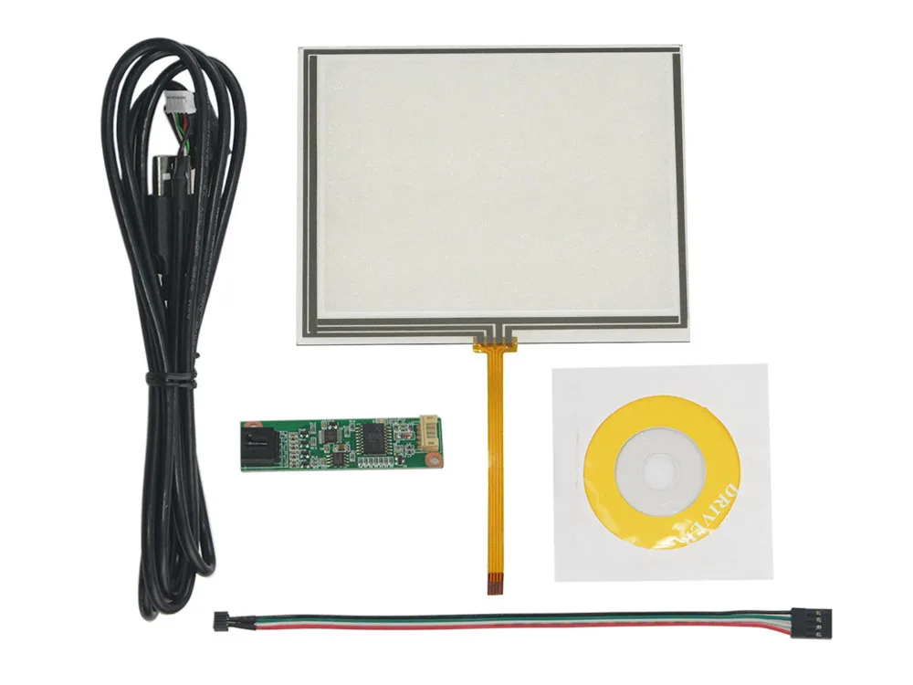 5.6 inch 4 Wire Resistive Touch Screen USB Controller Kit 126x99mm For TM056KDH01 LCD Screen
5.6 inch 4 Wire Resistive Touch Screen USB Controller Kit 126x99mm For TM056KDH01 LCD Screen