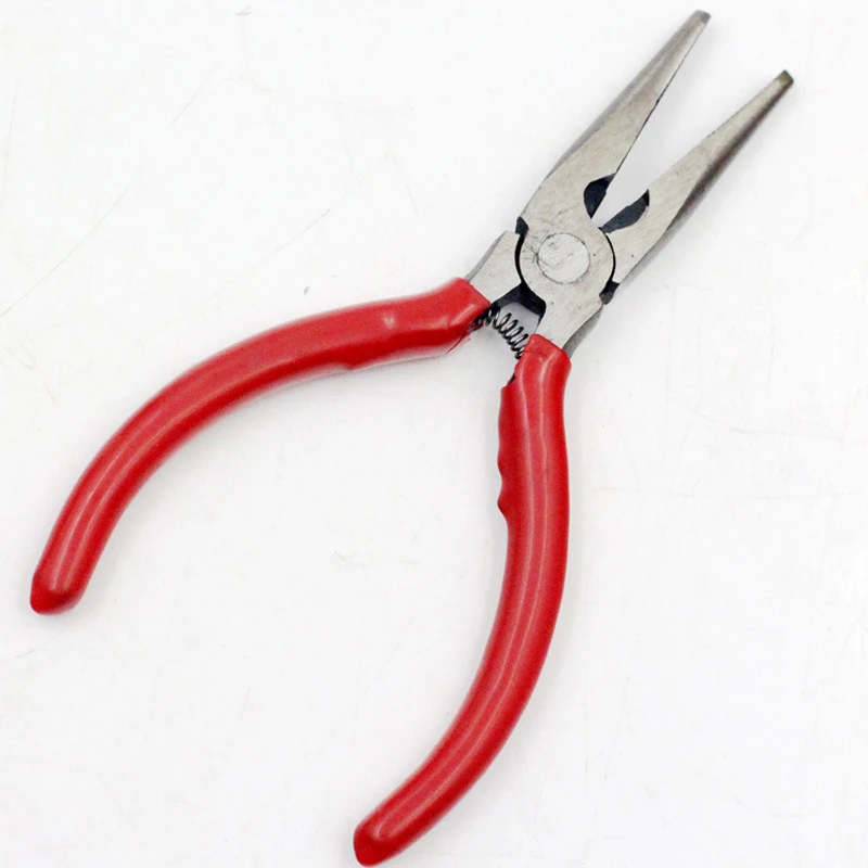 5" High Quality Long Nose Pliers Multi-functional Mini Needle-nose Pliers Hand Tools Red Sharp Nose Pliers Household Tool
5" High Quality Long Nose Pliers Multi-functional Mini Needle-nose Pliers Hand Tools Red Sharp Nose Pliers Household Tool