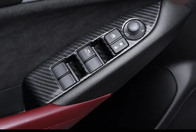 4 шт., декоративные подлокотники из углеродного волокна для дверей автомобиля Mazda Cx-3 2015-2018 
4 шт., декоративные подлокотники из углеродного волокна для дверей автомобиля Mazda Cx-3 2015-2018