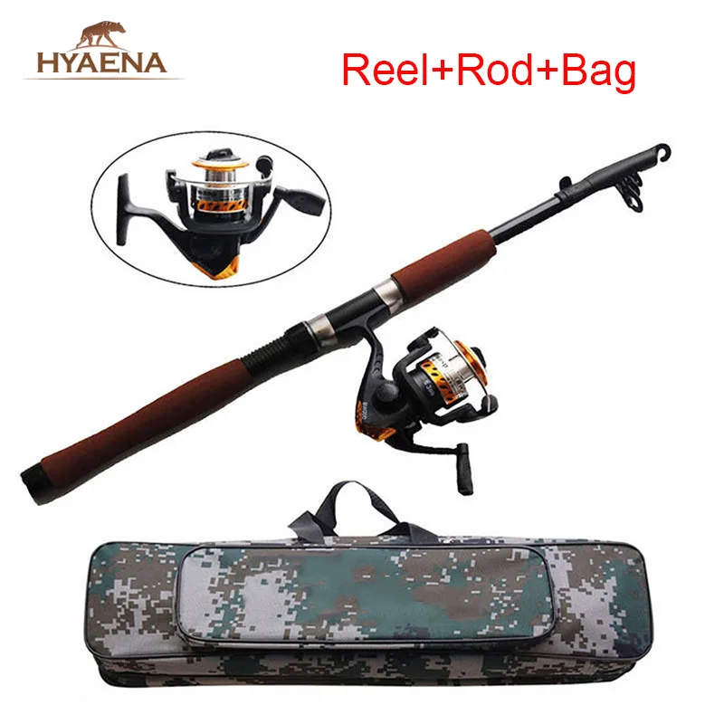 Hyaena 2.1m Telescopic Fishing Rod Combo With Fishing Bags Fishing Tackle Spinning Fishing Rod Reel For Ocean Boat Pesca
Hyaena 2.1m Telescopic Fishing Rod Combo With Fishing Bags Fishing Tackle Spinning Fishing Rod Reel For Ocean Boat Pesca