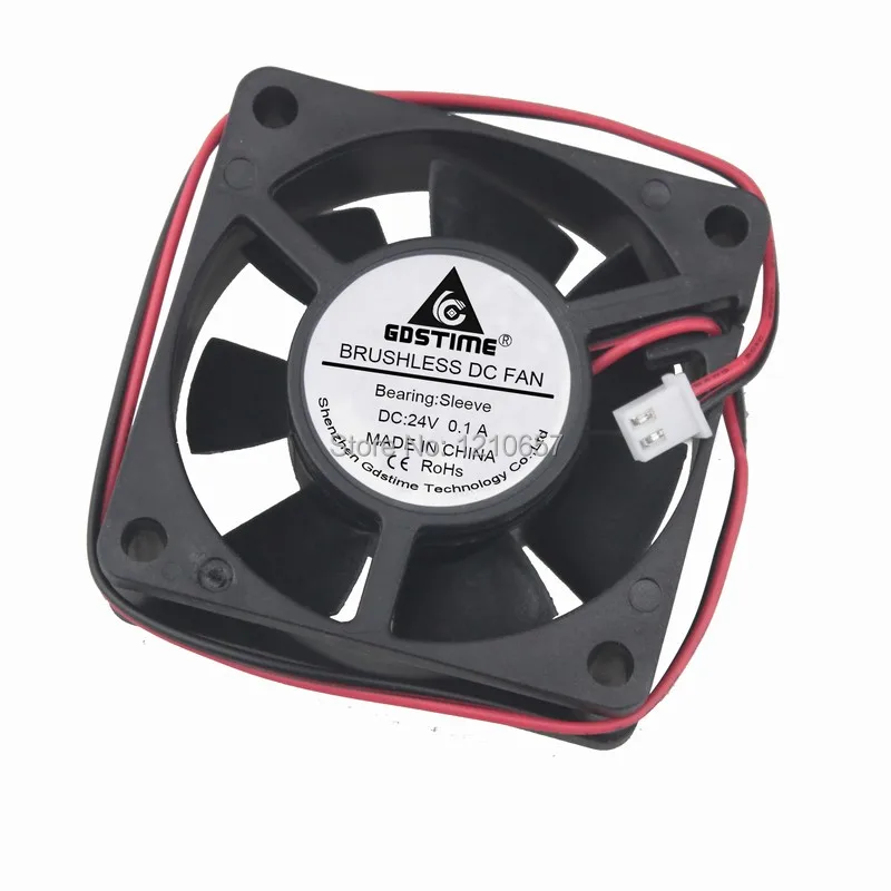 20 Pieces lot Gdstime 2Pin 24V 60MM 6020 60x60x20mm Mini DC Brushless Cooling Cooler Fan
20 Pieces lot Gdstime 2Pin 24V 60MM 6020 60x60x20mm Mini DC Brushless Cooling Cooler Fan