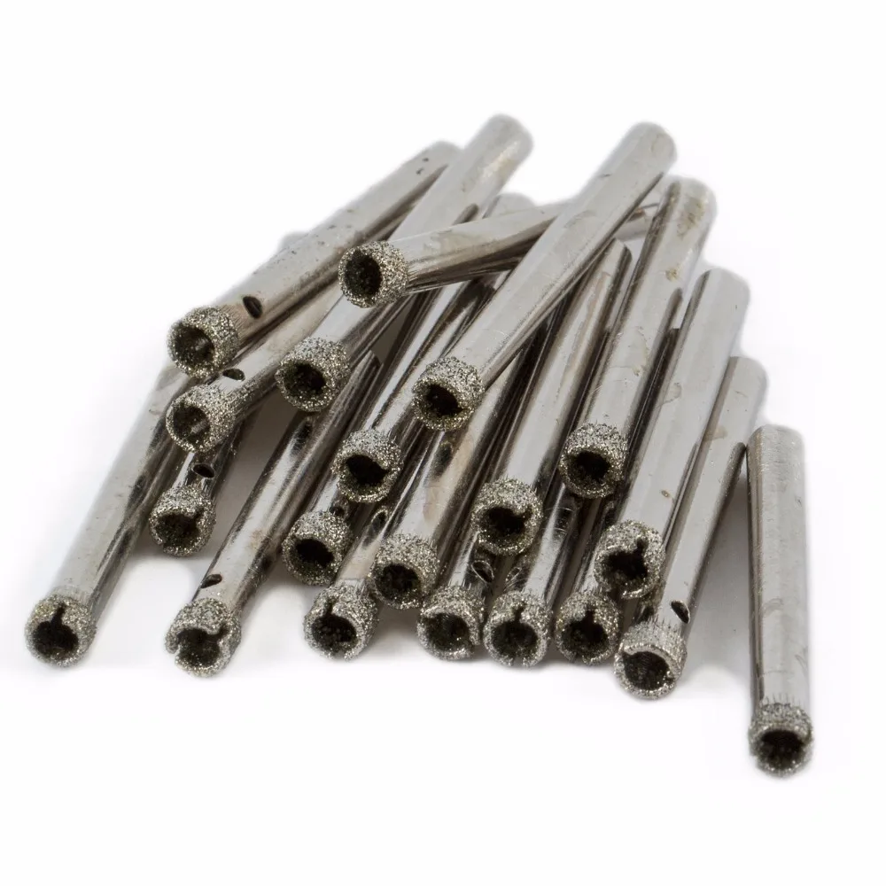 20Pcs 6mm 1/4" inch Electroplated Diamond Hole Saw Core Drill Bit Coated Masonry Drilling Cutter Glass Marble Tile Granite Gems
20Pcs 6mm 1/4" inch Electroplated Diamond Hole Saw Core Drill Bit Coated Masonry Drilling Cutter Glass Marble Tile Granite Gems