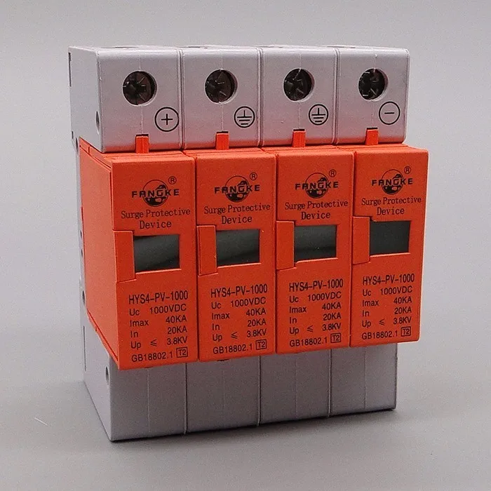 DC1000V 800V 500V 20ka-40ka Surge 4 P 4 полюса домашний сетевой фильтр Spd защитное устройство низкого напряжения Hys4 Pv-1000 din-рейка
DC1000V 800V 500V 20ka-40ka Surge 4 P 4 полюса домашний сетевой фильтр Spd защитное устройство низкого напряжения Hys4 Pv-1000 din-рейка