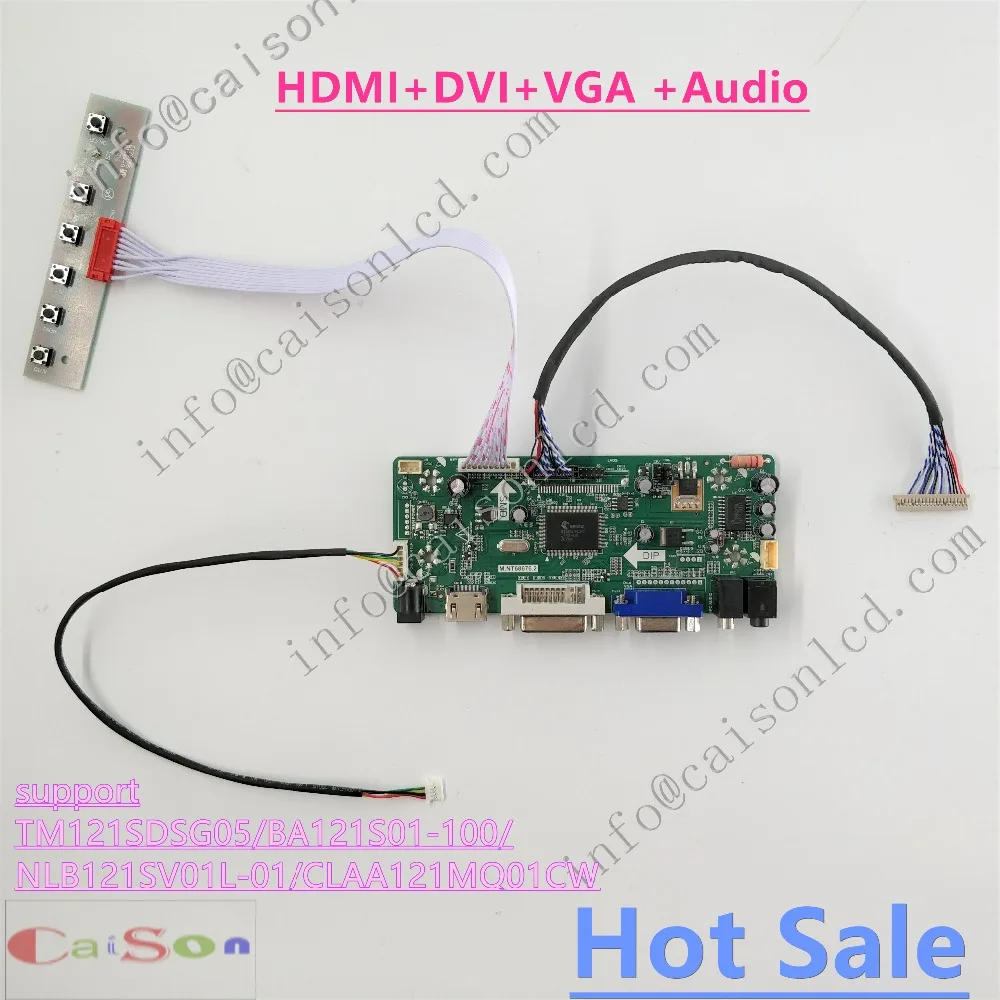 DVI/VGA/AUDIO of LCD display board suitable for TM121SDSG05/BA121S01-100/NLB121SV01L-01/CLAA121MQ01CW
DVI/VGA/AUDIO of LCD display board suitable for TM121SDSG05/BA121S01-100/NLB121SV01L-01/CLAA121MQ01CW