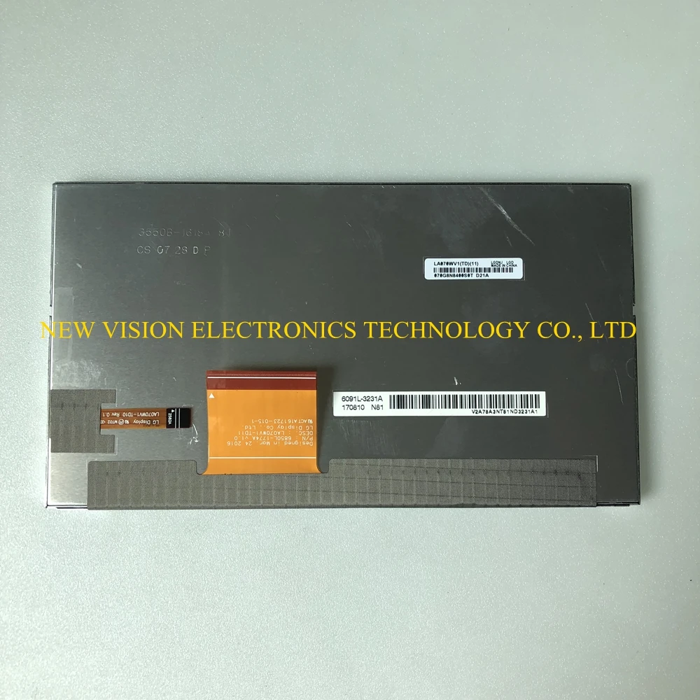 LA070WV1-TD11 LA070WV1(TD)(11) LA070WV1TD11 Новый оригинальный 7-дюймовый ЖК-дисплей для автомобильной GPS-навигации
LA070WV1-TD11 LA070WV1(TD)(11) LA070WV1TD11 Новый оригинальный 7-дюймовый ЖК-дисплей для автомобильной GPS-навигации