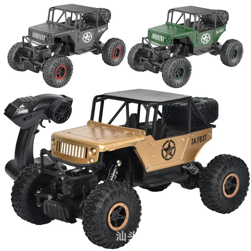 1:18 2.4G Alloy RC Crawler Type Car Remote Control Four-wheel Drive Climbing Off-road Vehicle 4WD Car Model Electric Car Toy
1:18 2.4G Alloy RC Crawler Type Car Remote Control Four-wheel Drive Climbing Off-road Vehicle 4WD Car Model Electric Car Toy