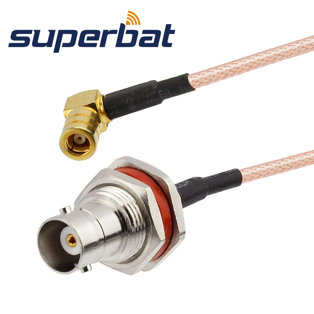 Superbat ОТРЕЗОК кабеля SMB разъем под прямым углом к разъему BNC перегородка уплотнительное кольцо кабеля RG316 15 см
Superbat ОТРЕЗОК кабеля SMB разъем под прямым углом к разъему BNC перегородка уплотнительное кольцо кабеля RG316 15 см