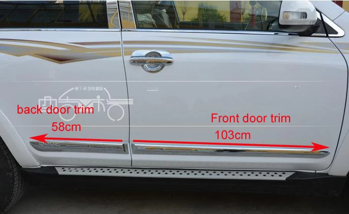 High quality ABS chrome 4pcs car door body protection trim,decoration bar For Toyota RAV4 2009-2012
High quality ABS chrome 4pcs car door body protection trim,decoration bar For Toyota RAV4 2009-2012
