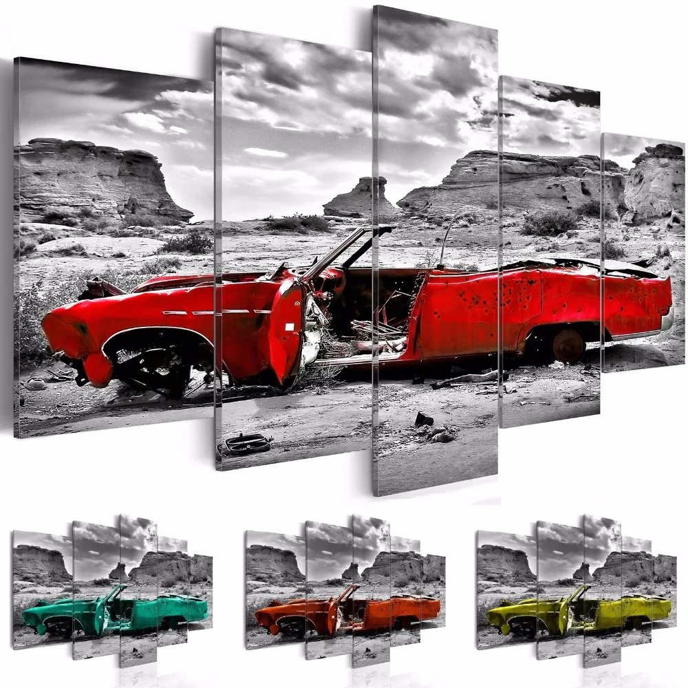 5 Piece Wall Decor Car Pictures Classic Auto Canvas Art Painting For Living Room Decoation Modern Art No Frame
5 Piece Wall Decor Car Pictures Classic Auto Canvas Art Painting For Living Room Decoation Modern Art No Frame