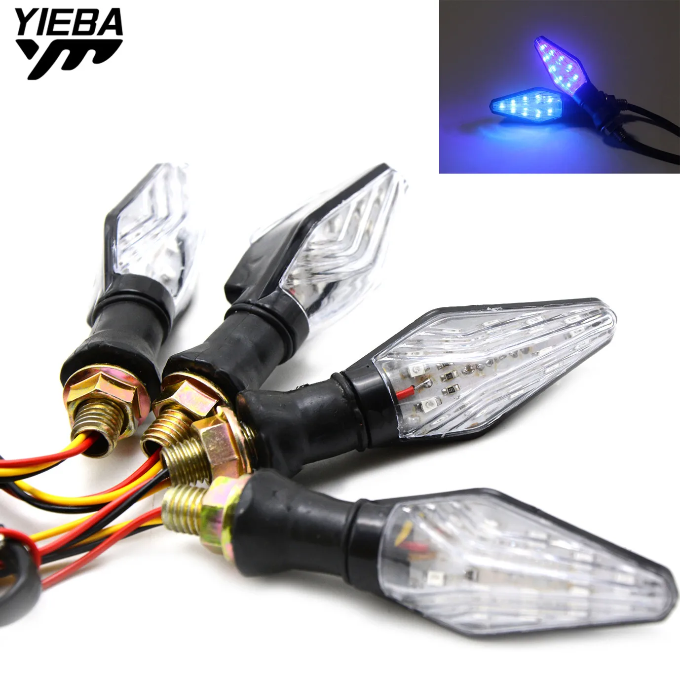 for Kawasaki ZX6R ZX7R ZX10R 14R NINJA650R Z800 Z1000 yamaha mt-09 Universal Motorcycle LED Flexible Turn Signal Indicator Light
for Kawasaki ZX6R ZX7R ZX10R 14R NINJA650R Z800 Z1000 yamaha mt-09 Universal Motorcycle LED Flexible Turn Signal Indicator Light