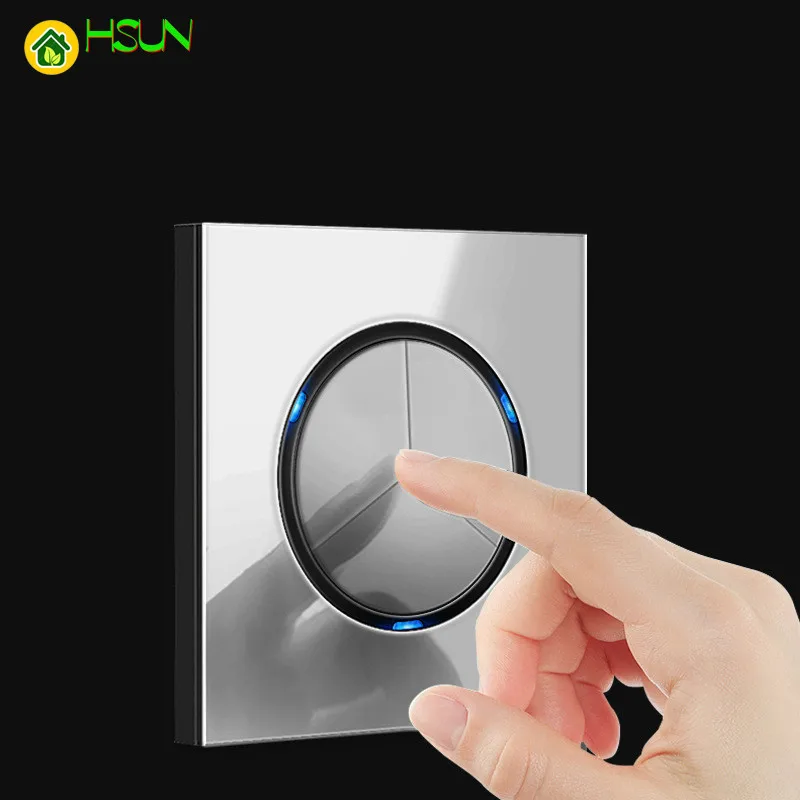 86 Industry EU 1 2 3 4 gang 1 2 way gray Tempered glass switch Light press Wall Switch With LED lights France Germany socket USB
86 Industry EU 1 2 3 4 gang 1 2 way gray Tempered glass switch Light press Wall Switch With LED lights France Germany socket USB