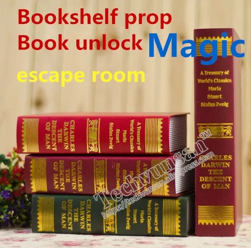 Books prop for escape mysterious room Real life Room Escape magic game props escape Party Supplies
Books prop for escape mysterious room Real life Room Escape magic game props escape Party Supplies