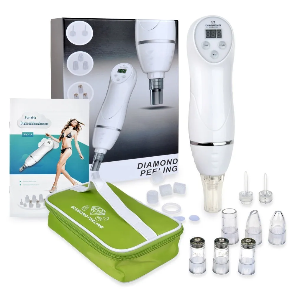 Multifunction 6 Tips Dermabrasion Skin lifting Tool Peeling Machine Facial Skin Care Vacuum Black head Removal Device 110-240V
Multifunction 6 Tips Dermabrasion Skin lifting Tool Peeling Machine Facial Skin Care Vacuum Black head Removal Device 110-240V