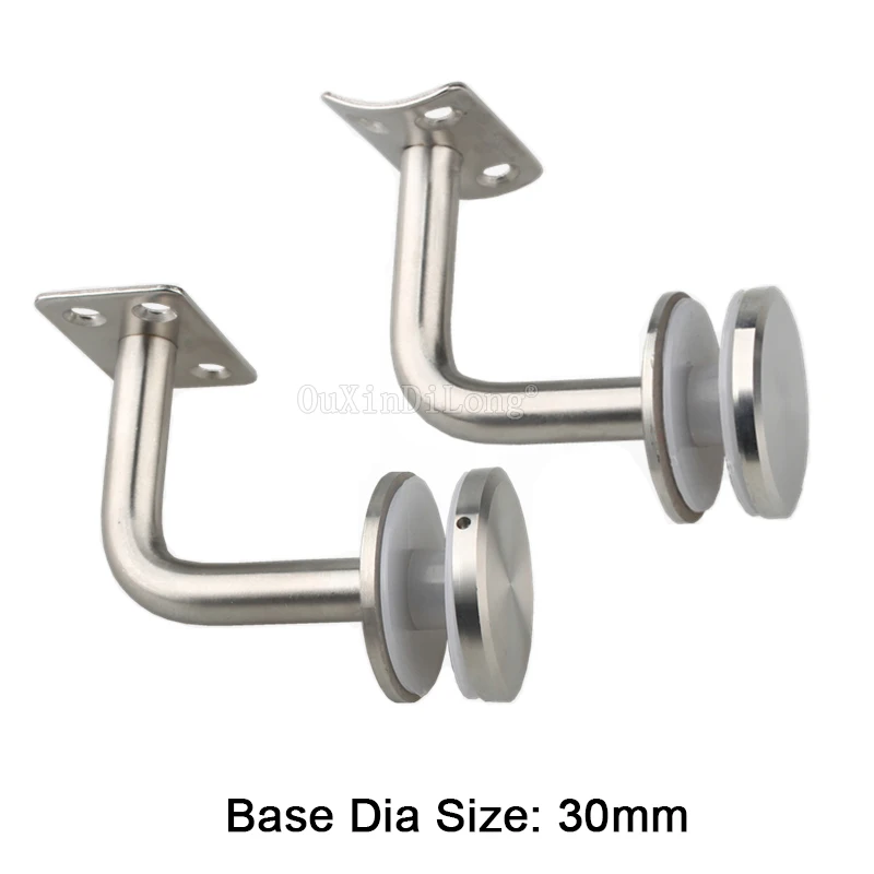 8PCS 30mm Base Dia Brushed Stainless Steel Stair Guard Handrail Glass Mount Support Wall Bracket JF1858
8PCS 30mm Base Dia Brushed Stainless Steel Stair Guard Handrail Glass Mount Support Wall Bracket JF1858