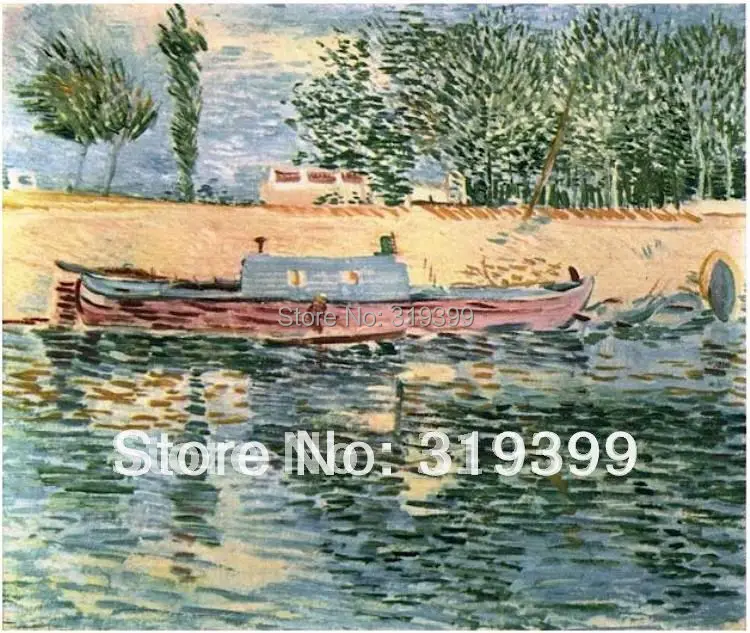 Oil Painting reproduction on linen canvas, Banks of the Seine with Boats by vincent van gogh,Free DHL Shipping,100% handmade
Oil Painting reproduction on linen canvas, Banks of the Seine with Boats by vincent van gogh,Free DHL Shipping,100% handmade