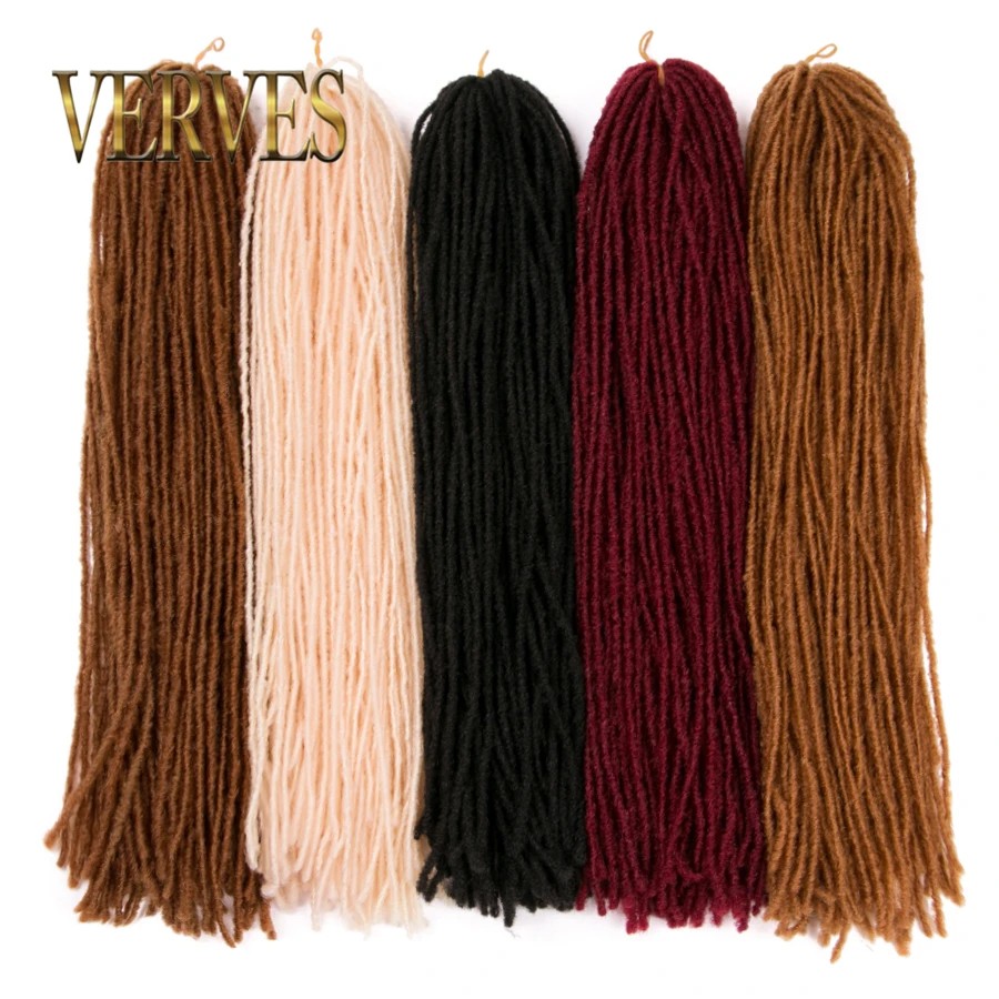 VERVES Crochet Dreadlocks Hair Extension Synthetic 18 Inch 27 Strands/Piece Crochet Braids For Women Blonde Bug Braiding Hair
VERVES Crochet Dreadlocks Hair Extension Synthetic 18 Inch 27 Strands/Piece Crochet Braids For Women Blonde Bug Braiding Hair