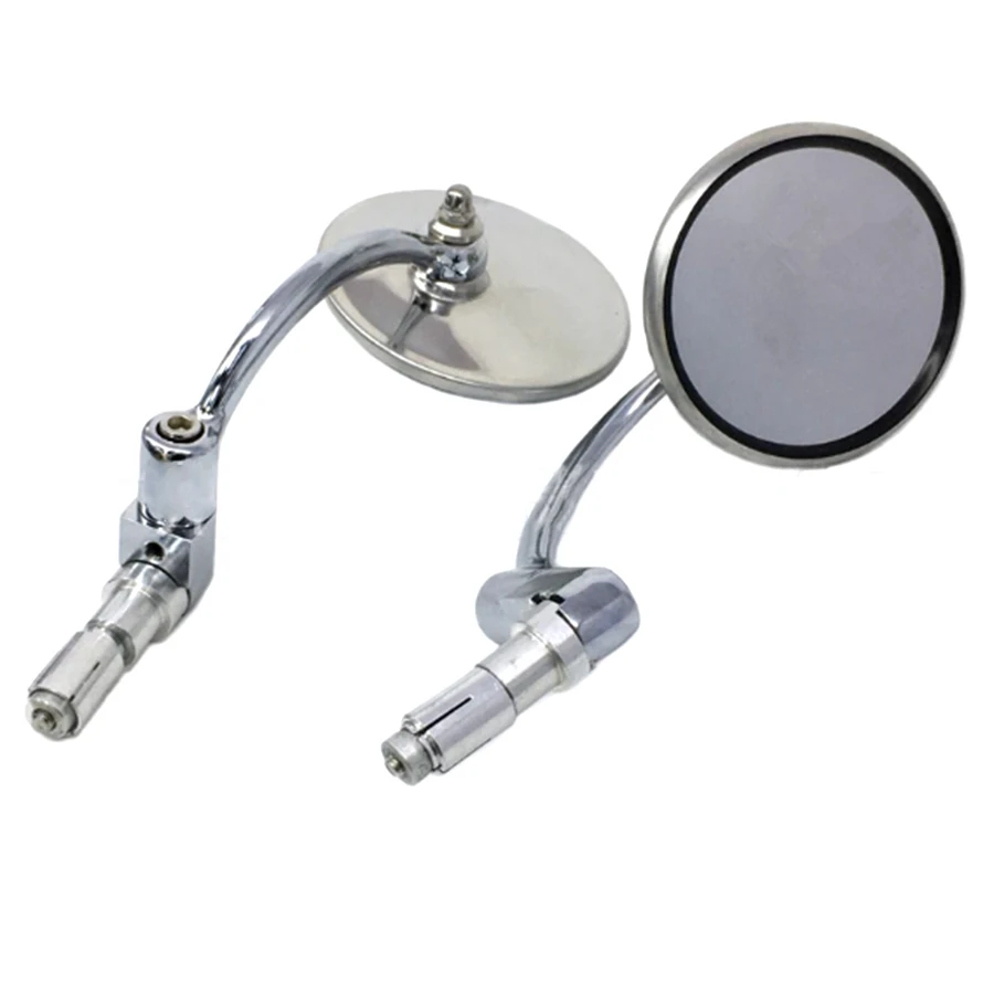2pcs Motorcycle Round Rearview Mirror Stainless Steel Handle Side Mirror For Inner Diameter Above 17mm Handlebars
2pcs Motorcycle Round Rearview Mirror Stainless Steel Handle Side Mirror For Inner Diameter Above 17mm Handlebars