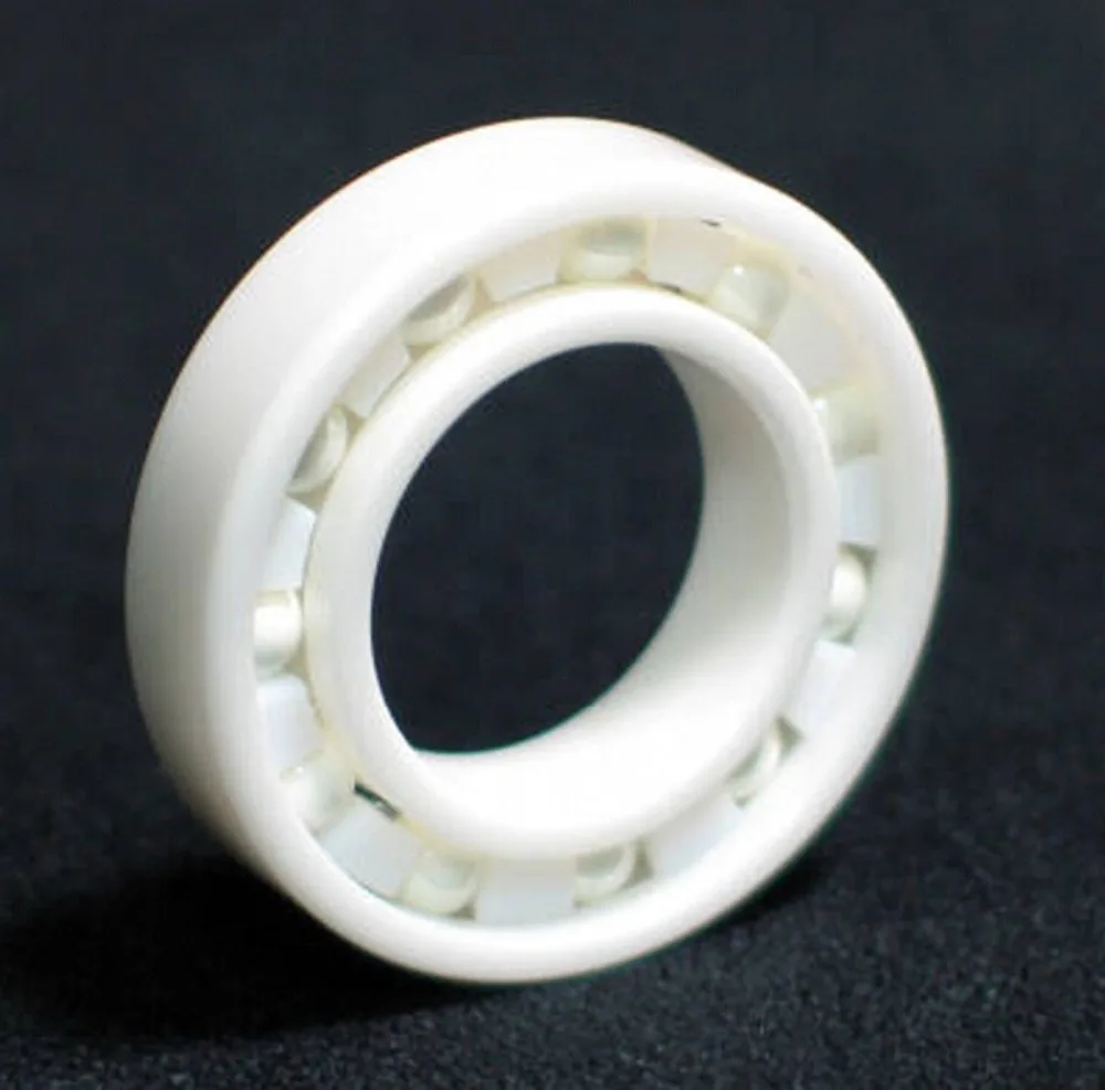 1x Full Complement Ceramic ZrO2 R6 Ball Bearing 9.525x22.22x5.558mm 3/8x7/8x7/32
1x Full Complement Ceramic ZrO2 R6 Ball Bearing 9.525x22.22x5.558mm 3/8x7/8x7/32