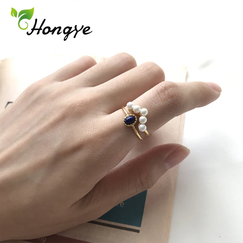 Hongye Adjustable Gold Color Pearl Rings For Women Material Anniversary Accessories Fashion Jewelry Ladies Ring Best Gifts Party
Hongye Adjustable Gold Color Pearl Rings For Women Material Anniversary Accessories Fashion Jewelry Ladies Ring Best Gifts Party
