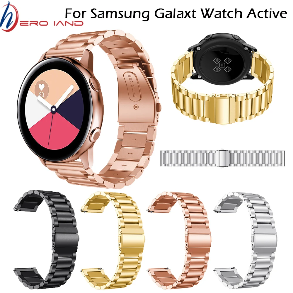 20mm Stainless Steel Watchband for Samsung Galaxy Watch 42mm Smart Watch Strap for Samsung Galaxy Watch Active 2 Gear S2
20mm Stainless Steel Watchband for Samsung Galaxy Watch 42mm Smart Watch Strap for Samsung Galaxy Watch Active 2 Gear S2