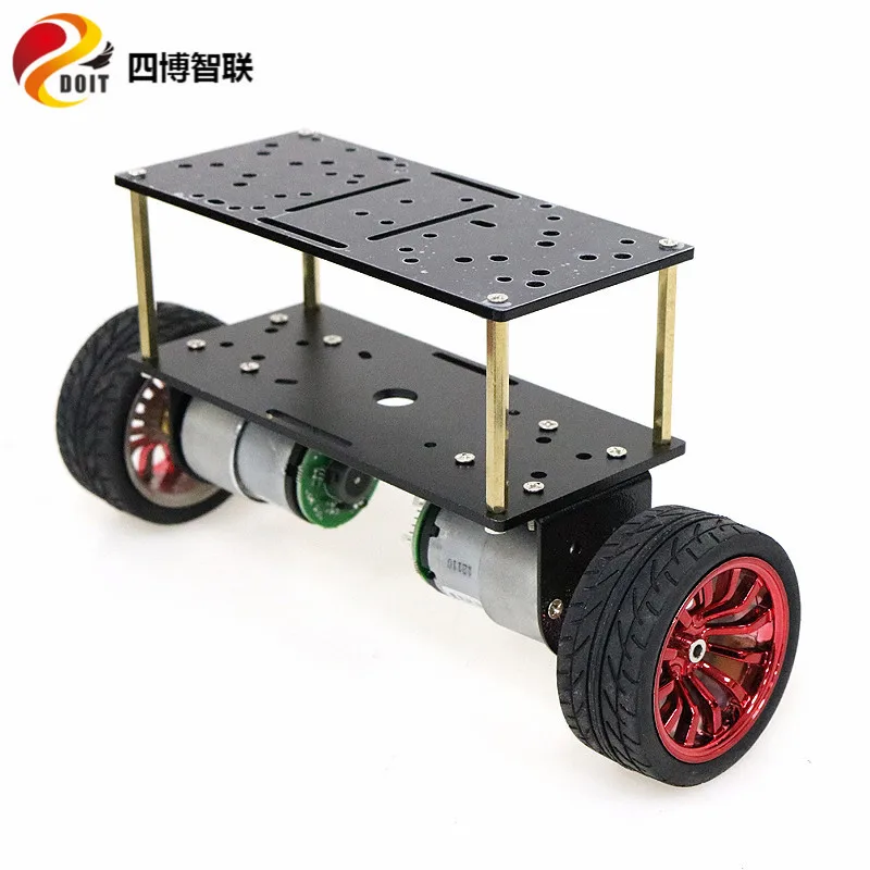 SZDOIT Metal Double-Layer 2WD Smart Robot Tank Car Chassis Kit Robotic Frame With 12V Motor 65/85/130mm Wheel DIY For Arduino
SZDOIT Metal Double-Layer 2WD Smart Robot Tank Car Chassis Kit Robotic Frame With 12V Motor 65/85/130mm Wheel DIY For Arduino