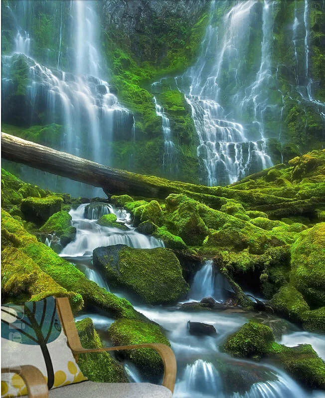 Custom 3D large mural,beautiful and fresh forest waterfall scenery photography ,living room TV wall bedroom wallpaper
Custom 3D large mural,beautiful and fresh forest waterfall scenery photography ,living room TV wall bedroom wallpaper