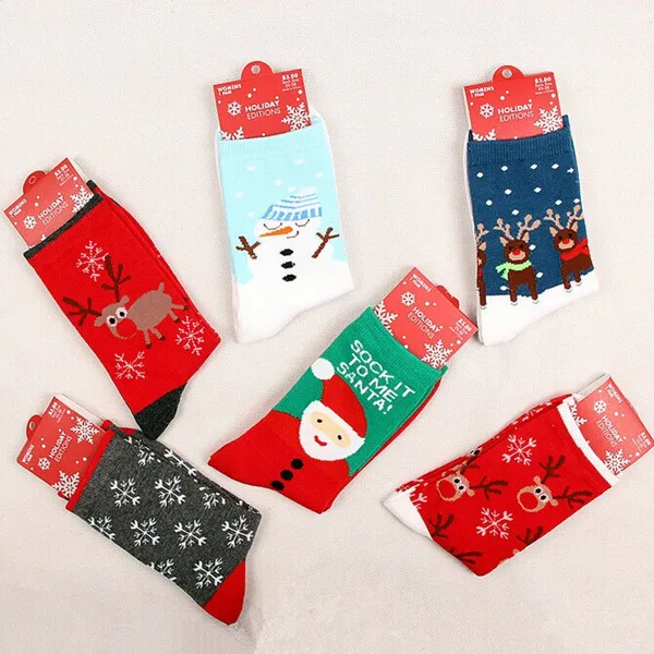 Christmas Style Socks Women's Snowflake Deer Printed Autumn Winter Socks Casual Red Funny Socks Ladies Christmas Gift 6 Style
Christmas Style Socks Women's Snowflake Deer Printed Autumn Winter Socks Casual Red Funny Socks Ladies Christmas Gift 6 Style