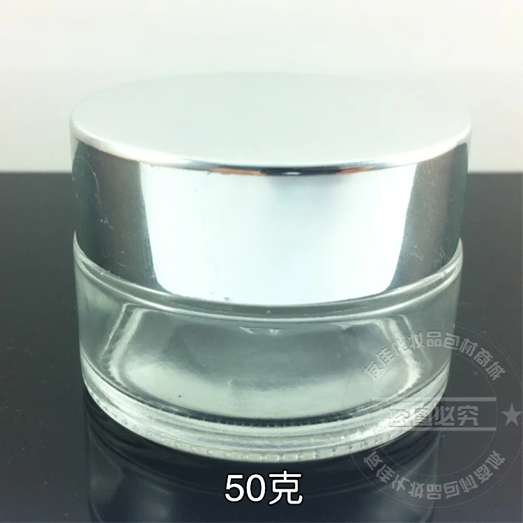 50pieces 50g clear cream jar for personal care , 50g glass clear cosmetic jar with aluminum silver lid,clear glass jar 50g
50pieces 50g clear cream jar for personal care , 50g glass clear cosmetic jar with aluminum silver lid,clear glass jar 50g