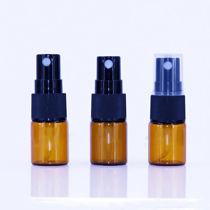 5ml clear amber Glass Sprayer Spray Perfume Refillable Bottles black Bottle Caps
5ml clear amber Glass Sprayer Spray Perfume Refillable Bottles black Bottle Caps