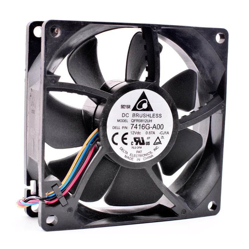 Оригинальный QFR0812UH 7416G-A00 8 см 8025 80 мм вентилятор DC12V 0.87A серверного шасси Процессор Вентилятор охлаждения
Оригинальный QFR0812UH 7416G-A00 8 см 8025 80 мм вентилятор DC12V 0.87A серверного шасси Процессор Вентилятор охлаждения