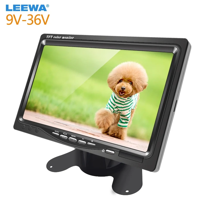 LEEWA New DC9V-36V 7 Inch Color TFT LCD Rear View Monitor Headrest Stand-alone Display For Auto DVD VCD Reversing Camera #CA2838
LEEWA New DC9V-36V 7 Inch Color TFT LCD Rear View Monitor Headrest Stand-alone Display For Auto DVD VCD Reversing Camera #CA2838
