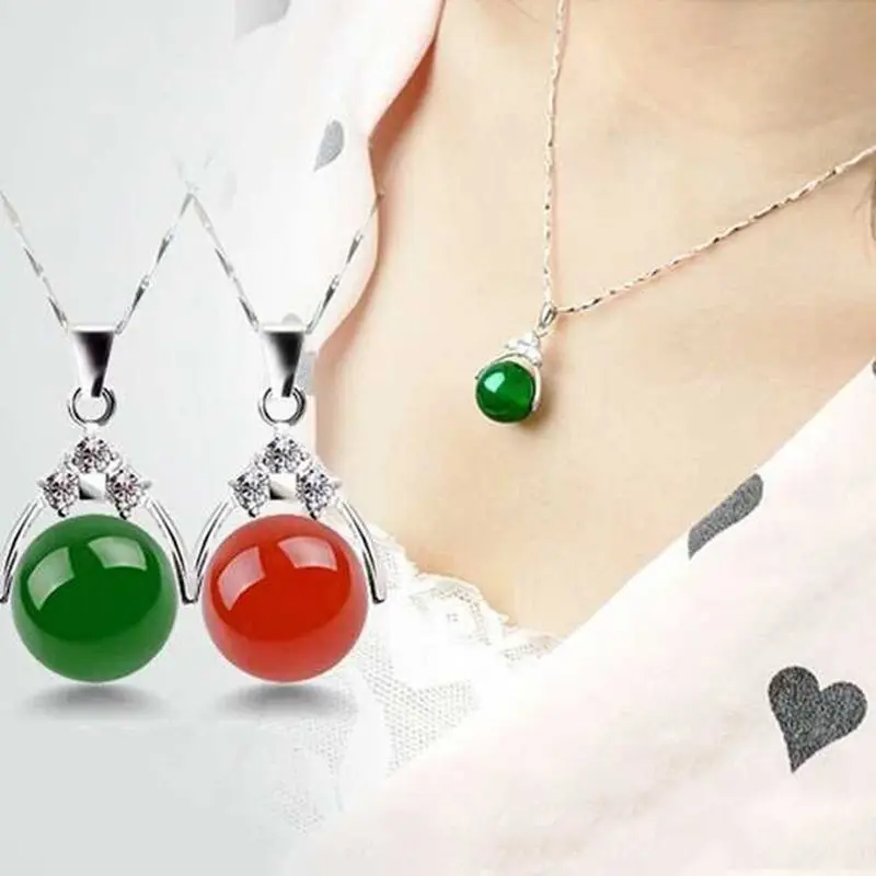 Natural Ice Green Chalcedony Agate 925 Sterling Silver Jade Pendant Necklace Sweater Chain Wholesale
Natural Ice Green Chalcedony Agate 925 Sterling Silver Jade Pendant Necklace Sweater Chain Wholesale