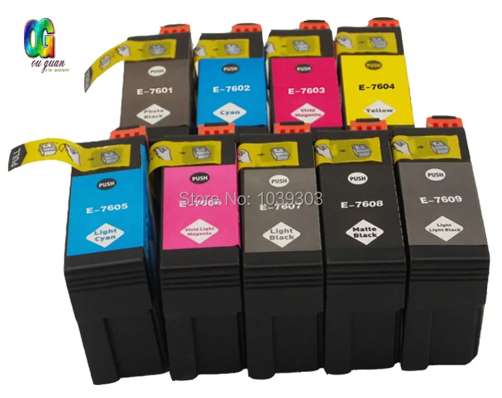 Картридж для принтера Epson Surecolor P600, 9 новых чипов, совместимых с чипом GEN, T7601, T7602, T7603, T7604, T7605, T7606, T7607, T7608, T7609
Картридж для принтера Epson Surecolor P600, 9 новых чипов, совместимых с чипом GEN, T7601, T7602, T7603, T7604, T7605, T7606, T7607, T7608, T7609