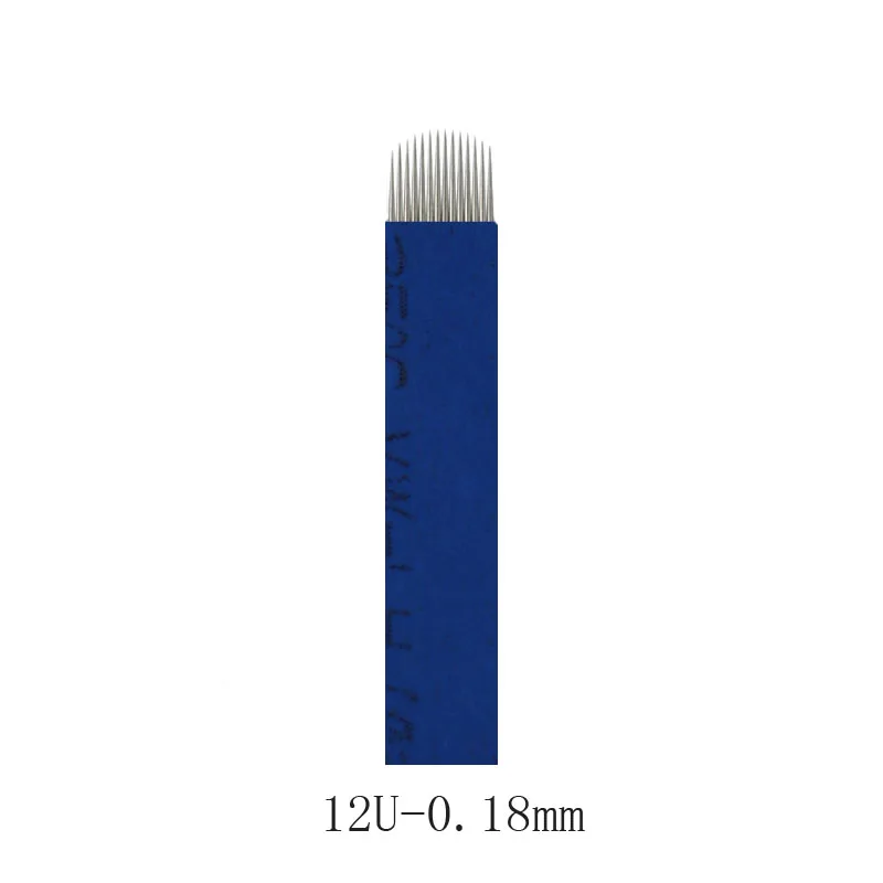 500 шт 0,18 мм Flex 12u/18u/21 Blue Microblading Blade Перманентный макияж для ручного татуажа бровей Иглы
500 шт 0,18 мм Flex 12u/18u/21 Blue Microblading Blade Перманентный макияж для ручного татуажа бровей Иглы