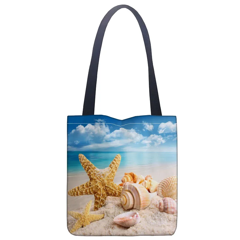 Custom Beach shells printing shoulder bag canvas tote bag shopping travel book handbag custom logo
Custom Beach shells printing shoulder bag canvas tote bag shopping travel book handbag custom logo