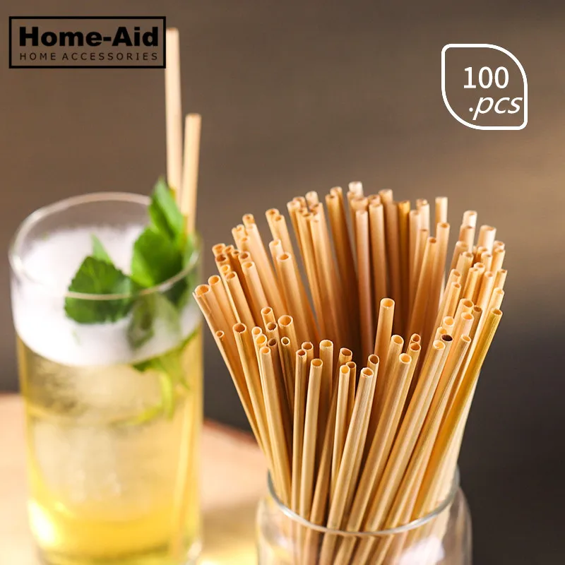 100PCS Wheat Straw 100% biodegradable Straws Environmentally Friendly Portable Drinking Straws Bar Kitchen Accessories ECO Straw
100PCS Wheat Straw 100% biodegradable Straws Environmentally Friendly Portable Drinking Straws Bar Kitchen Accessories ECO Straw