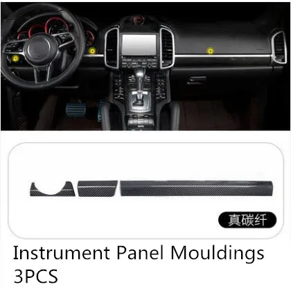 3PCS Real Carbin Fibre Instrument Panel Mouldings For Porsche Cayenne 2011-2017 Z2EA1311
3PCS Real Carbin Fibre Instrument Panel Mouldings For Porsche Cayenne 2011-2017 Z2EA1311