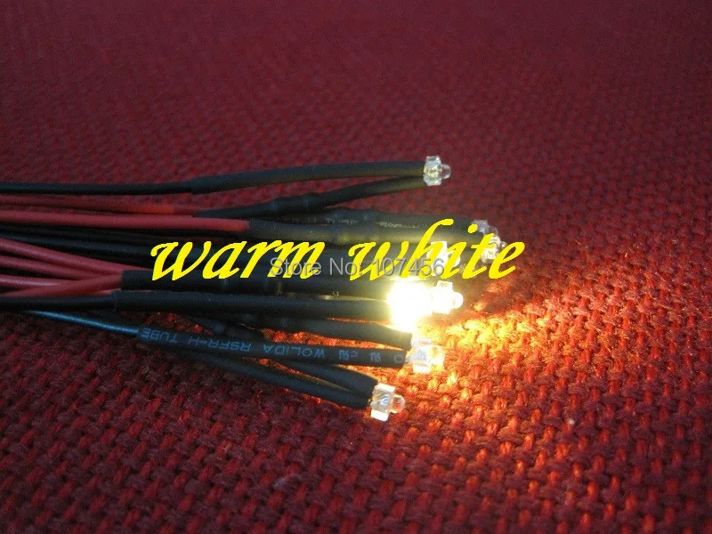 Free shipping 50pcs 1.8mm warm white LED Lamp Light Set Pre-Wired 1.8mm 5V warm white 5v DC Wired
Free shipping 50pcs 1.8mm warm white LED Lamp Light Set Pre-Wired 1.8mm 5V warm white 5v DC Wired