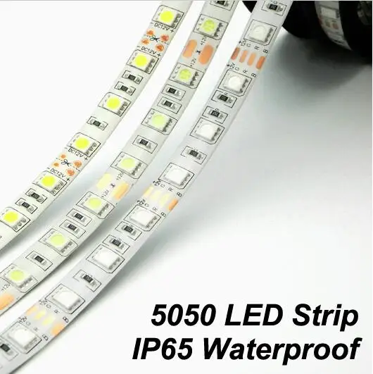 SMD 5050 waterproof LED Strip flexible light 60Led/m DC 12V White / Warm white / Red /Green /Blue / RGB
SMD 5050 waterproof LED Strip flexible light 60Led/m DC 12V White / Warm white / Red /Green /Blue / RGB