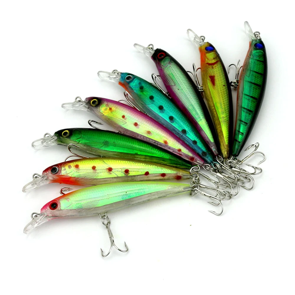 Señuelo minnow flotante color natural