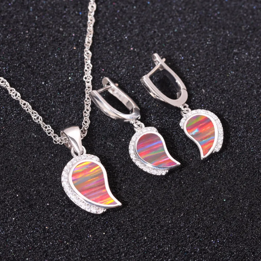 Набор ювелирных украшений CiNily: ожерелье с подвеской и серьги-подвески с оранжевым огненным опалом и кубическим цирконием, посеребренные, для женщин
Набор ювелирных украшений CiNily: ожерелье с подвеской и серьги-подвески с оранжевым огненным опалом и кубическим цирконием, посеребренные, для женщин