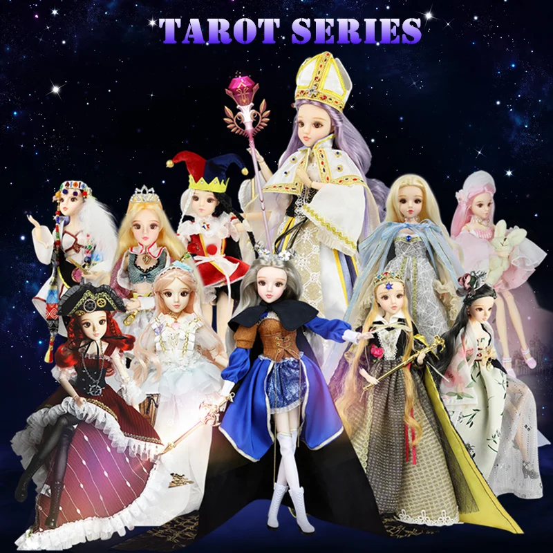 MMGirl Tarot Doll 30CM Princess BJD Dolls New Arrival SD Dolls With Outfit Elegant Dress Shoes Hat Makeup
MMGirl Tarot Doll 30CM Princess BJD Dolls New Arrival SD Dolls With Outfit Elegant Dress Shoes Hat Makeup