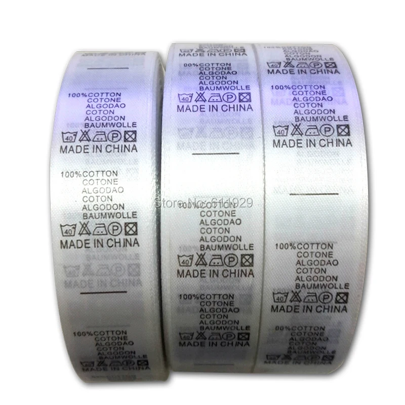 Free shipping Customized clothing labels/garment care labels/garment bag printed tag/washing label/printed labels1000 pcs a lot
Free shipping Customized clothing labels/garment care labels/garment bag printed tag/washing label/printed labels1000 pcs a lot