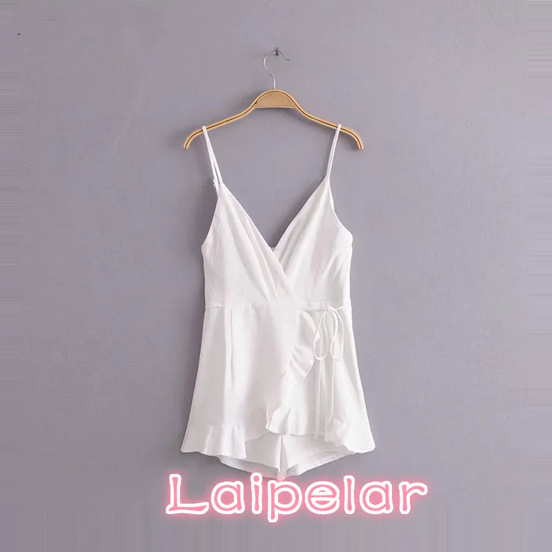 Sexy backless linen lace up rompers womens jumpsuit deep v neck sleeveless playsuit Summer Casual party beach overalls
Sexy backless linen lace up rompers womens jumpsuit deep v neck sleeveless playsuit Summer Casual party beach overalls