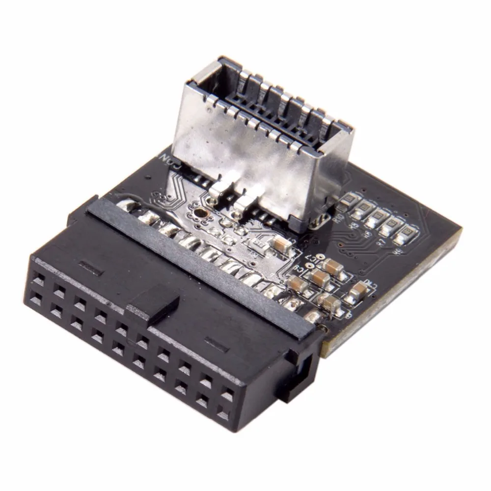 USB 3.1 Front Panel Socket to USB 3.0 20Pin Header Male Extension Adapter for Motherboard
USB 3.1 Front Panel Socket to USB 3.0 20Pin Header Male Extension Adapter for Motherboard